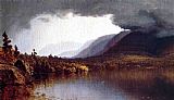 Storm Canvas Paintings - A Coming Storm on Lake George